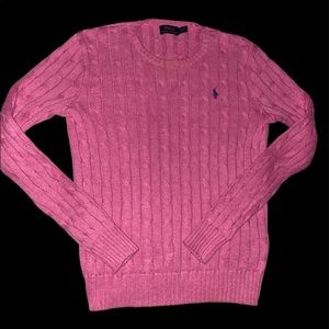 Polo cable knit